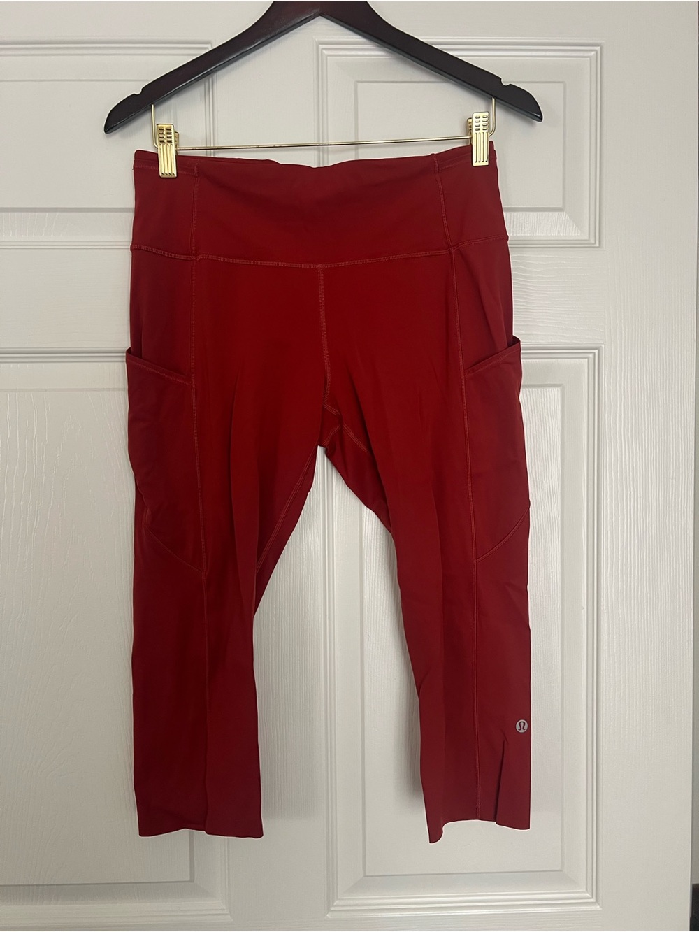 lululemon athletica Deep Brick Red High-Waist Leggings